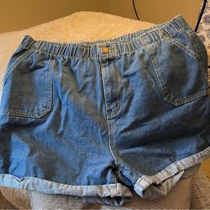 Shein Curve denim shorts